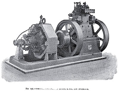 The Otto Duplex Gas Engine (with Generator)
